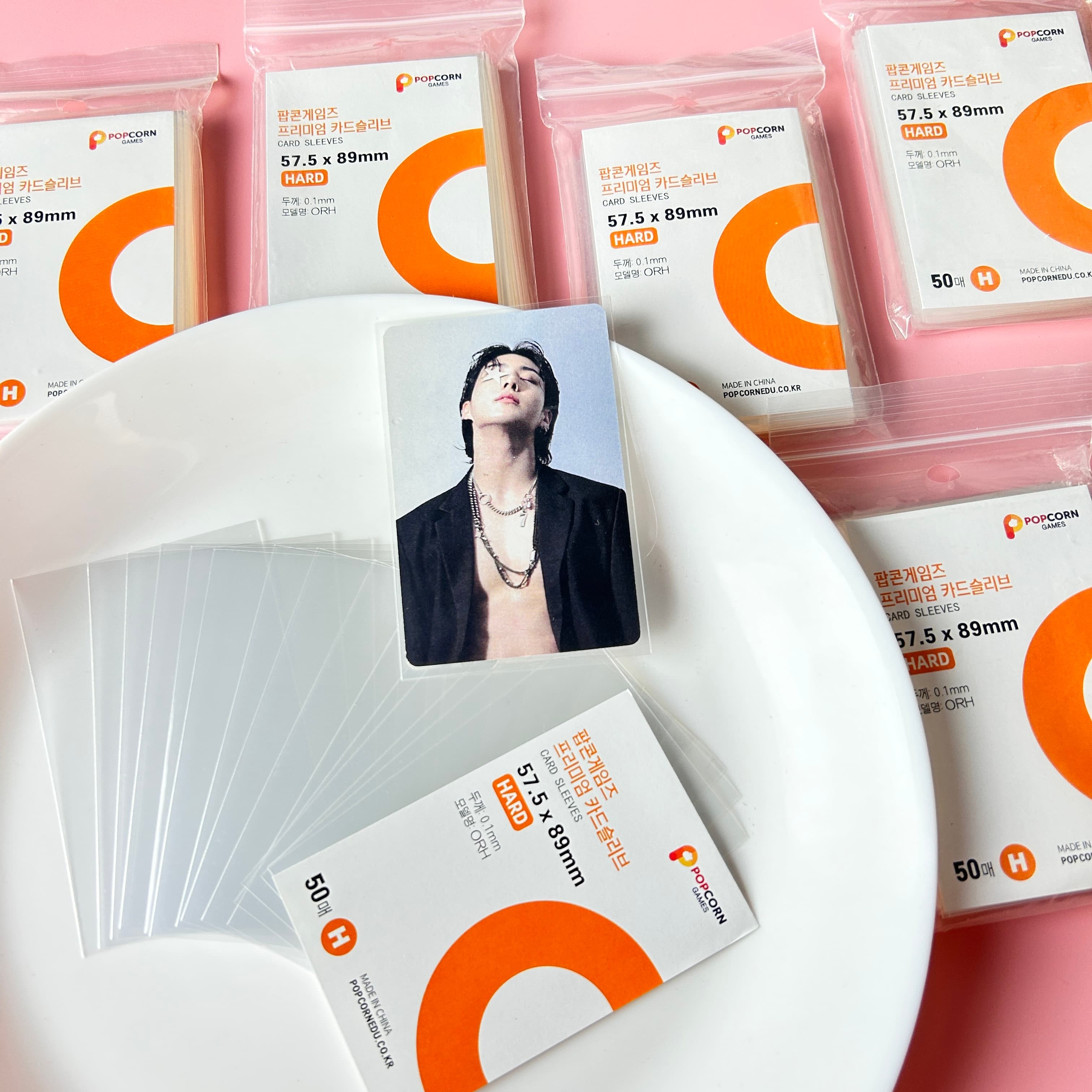 Card Penny Sleeve - 50개입 스크래치 방지 투명 CPP 하드
