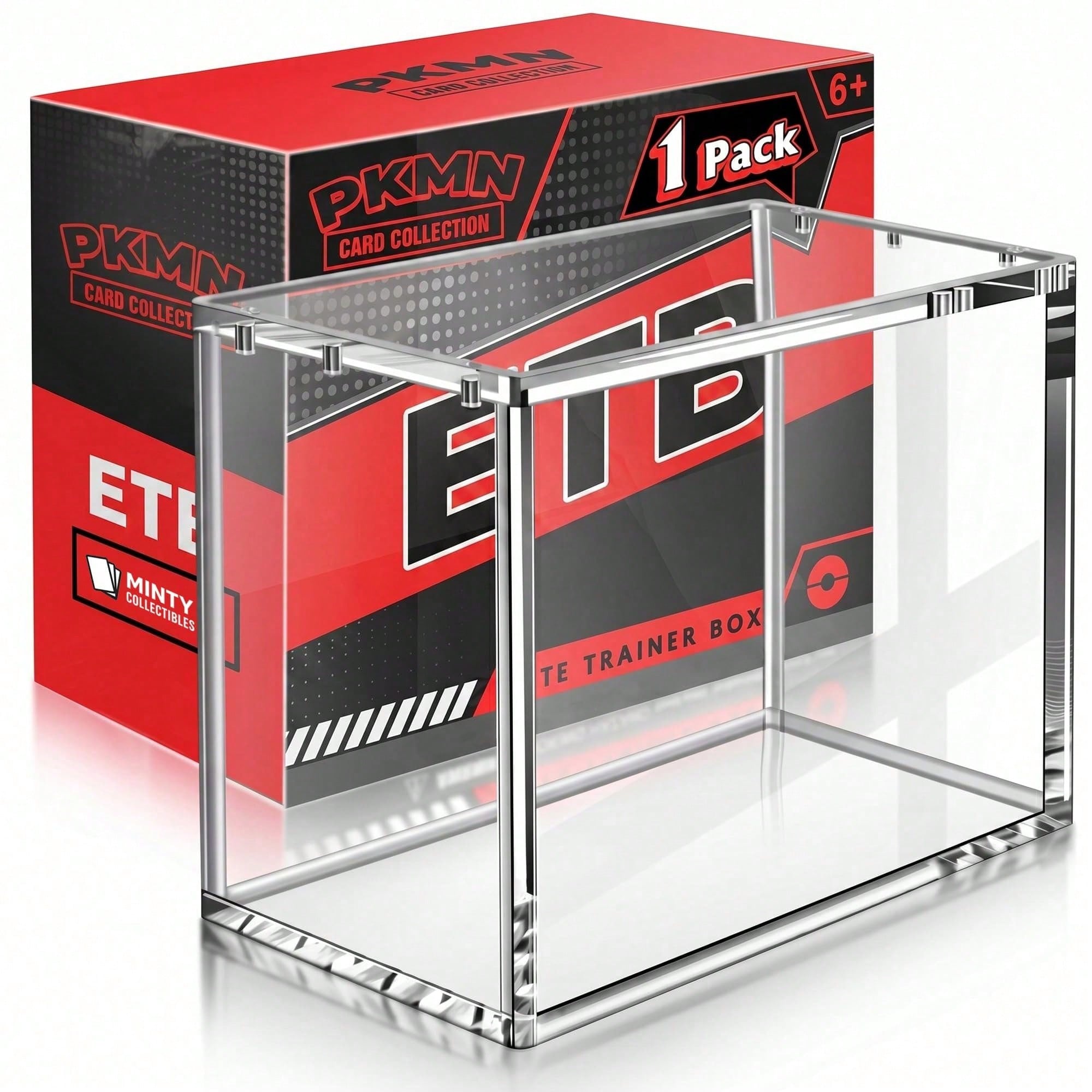 Display Case Acrylic - ETB 투명 자석 아크릴 디스플레이 케이스,