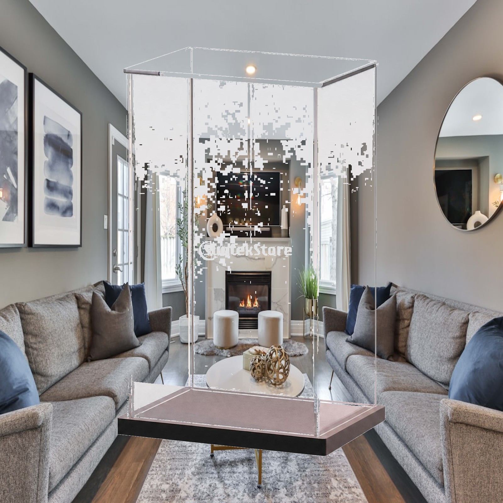 Display Case Acrylic - 투명 아크릴 소재의 수집품 보관 케이스,