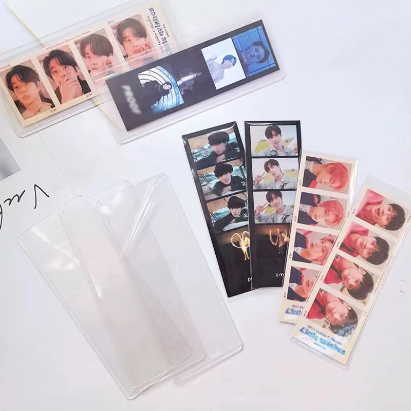 명확한 사진 부스 북마크 슬리브 빈 포토 부스 프레임  - Card Penny Sleeve 리뷰 및 가격