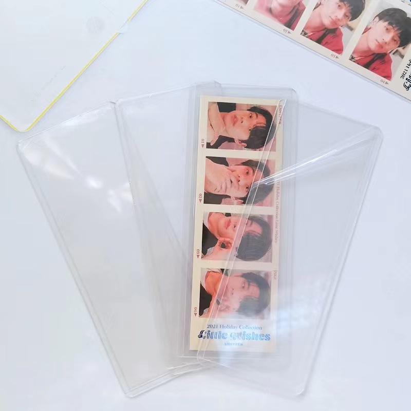 명확한 사진 부스 북마크 슬리브 빈 포토 부스 프레임  - Card Penny Sleeve 리뷰 및 가격