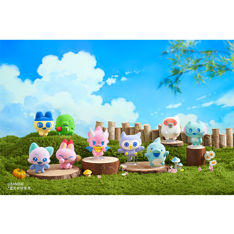 반다이 귀여운 다마고치 플록드 피규어 블라인드 박스,  - Bandai Model Tamagotchi 리뷰 및 가격