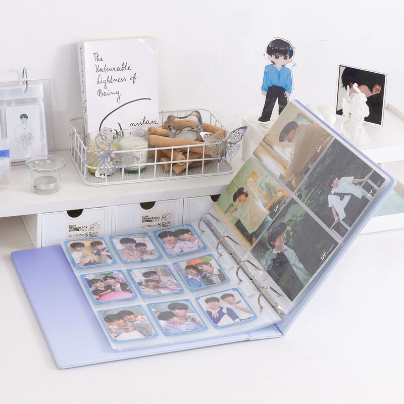 A4 럭셔리 그라데이션 PU 가죽 4링 D형 바인더 포 - Pokemon Binder Card 리뷰 및 가격