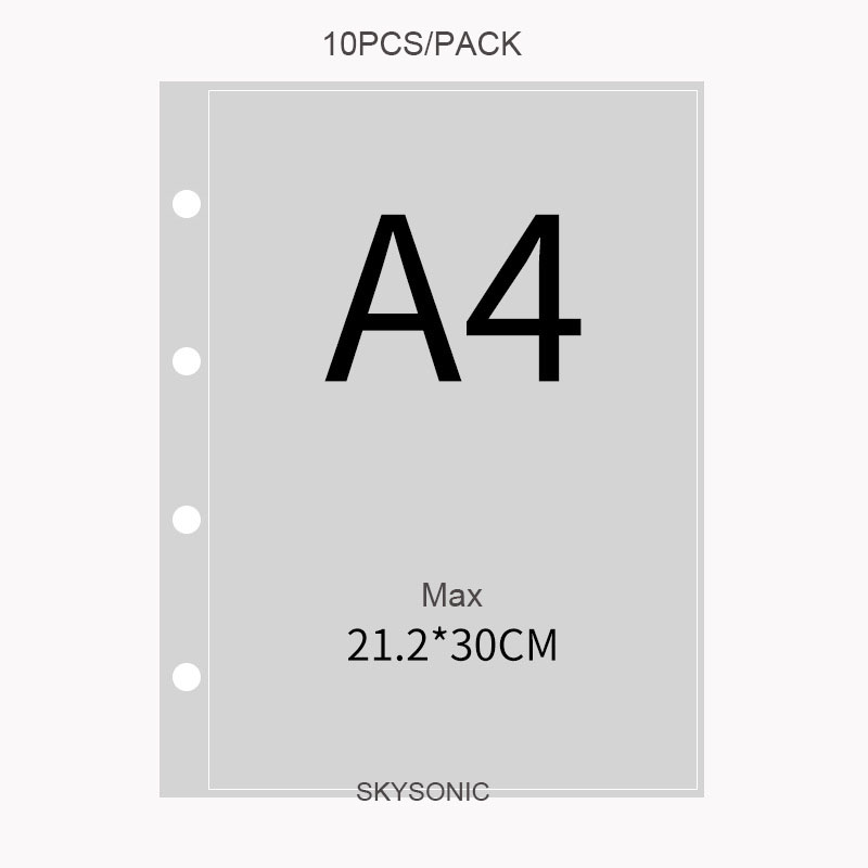 SKYSONIC 10 개/대 A4 Binde PP 슬리 - Card Penny Sleeve 리뷰 및 가격